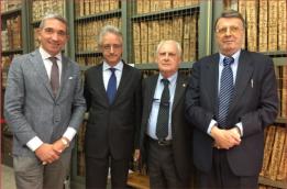 Archivio di Stato di Pistoia, da sx Petrini Mansi, Franchini, Puccinelli Sannini, Vivaldi Forti