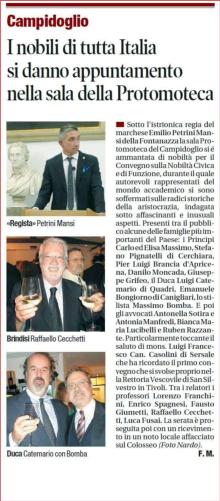 Il Tempo mercoled 12 ottobre 2016