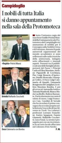 Il Tempo mercoled 12 ottobre 2016